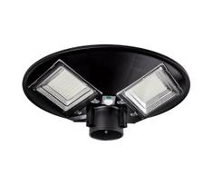 LED saulės gatvės šviestuvas su jutikliu LED/15W/6V 6500K IP65 juodas + nuotolinis pultas