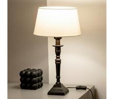 Brilagi - Stalinis šviestuvas CERIA 1xE27/60W/230V, skersmuo 25 cm, juoda/balta