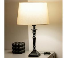 Brilagi - Stalo lempa CERIA 1xE27/60W/230V skersmuo 30 cm juoda/smėlio spalvos