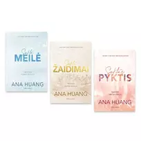 Ana Huang TWISTED rinkinys: Sukta meilė + Sukti žaidimai + Suktas pyktis