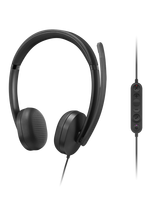 Lenovo Wired VoIP Headset 5000 (Teams)   Built-in microphone   USB Type-A, USB Type-C   Black