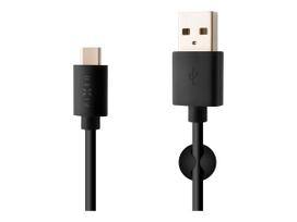 Fixed   Data And Charging Cable With USB/USB-C Connectors   Black