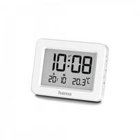Hama kos digital alarm clock, white