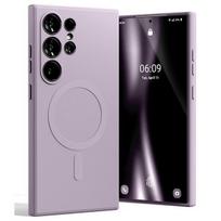 Mercury MagSafe Semi-Silicone Case for Samsung S24 Ultra S928 in Lilac Purple / Lilac Purple