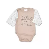Smėlinukas išvirkščiomis siūlėmis ,,Bunny", rusva, 50, 56, 62 cm. : Dydžiai - 56, Spalva - Šviesiai ruda