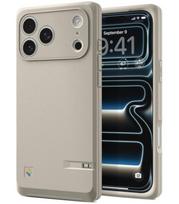 Pilkas (Stone) dėklas Apple iPhone 17 Pro telefonui "Spigen Classic LS Magsafe"