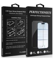 Juodas LCD apsauginis stikliukas Samsung Galaxy S24 Plus / S25 Plus telefonui "Perfectionists 2.5D Super Strong"