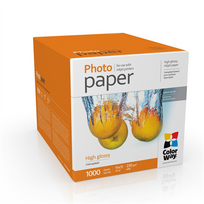 ColorWay Photo Paper, 1000 sheets | High Gloss | 230 g/m² | 10x15