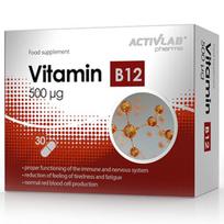 ACTIVLAB Vitamin B12 500 mcg - 30 kaps.
