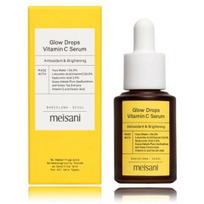 Meisani Glow Drops Vitamin C Serum veido serumas su vitaminu C visiems odos tipams - 15 ml.