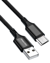 Oniverse Usb-A To Micro-Usb Charge Cable, 3 M - Black