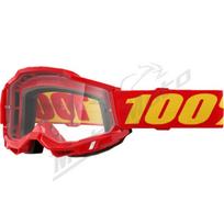 100% Accuri 2 akiniai (skaidrus stikliukas) raudoni