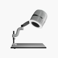 SHEMAX DUO PRO dulkių surinkėjas su stalo tvirtinimu ir LED apšvietimu