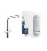 Plautuvės maišytuvas GROHE, L-spout Starter kit, chromas