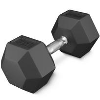 Plieninis hantelis HEX 1 X 30 kg — universalus sprendimas jėgos treniruotėms
