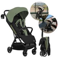 Kompaktiškas lengvas vežimėlis iki 22 kg su automatinio sulankstymo sistema – Lionelo Julie Air Green Sage
