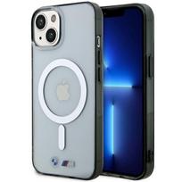 BMW Silver Ring MagSafe dėklas iPhone 14 Plus - Skaidrus