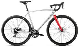 Dviratis Romet Aspre 1 2025 silver-red-54 cm / M