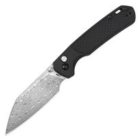 CJRB Cutlery Pyrite-Light Black FRN Damascus sulenkiamas peilis J1945D-BK