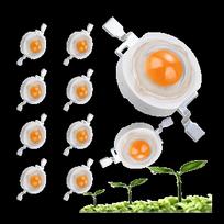 Galingas LED 3W - 40-50lm - Pilnas spektras - 380-840nm - Augalams ir gėlėms auginti