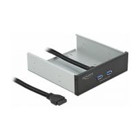 Delock Front Panel 5.25? mit 2 x USB 5Gbps Typ-A Ports