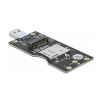 USB 3.0 Konverter Typ-A Stecker zu M.2 Key B mit SIM Slot