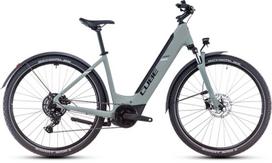 Elektrinis dviratis Cube Nuride Hybrid Performance 625 Allroad Easy Entry swampgrey'n'black 2025-58 cm