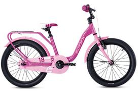 Dviratis S'COOL niXe 18" 1-speed coaster-brake Aluminium pink-baby pink