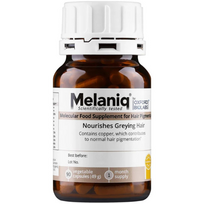Maisto papildas plaukų pigmentacijai palaikyti TRX2 MELANIQ NOURISHES GREYING HAIR, 90 kaps. (-40% perkant 2 vnt.)