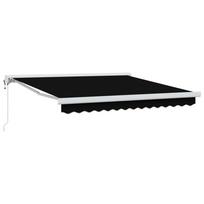 Pavėsinė Juoda 350 x 250 cm Poliesteris ir aliuminis