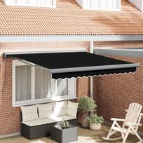 Pavėsinė Juoda 350 x 250 x 165 cm Poliesteris ir aliuminis