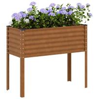 Sodo vazonas 100x45x90cm atsparus atmosferos poveikiui plienas