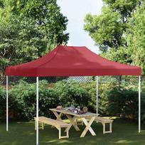 Proginės palapinės stogas tamsiai raudonas 45x3m 270 g/m²