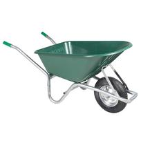 Karutis žalias 90 L 150 kg cinkuotas plienas ir plastikas