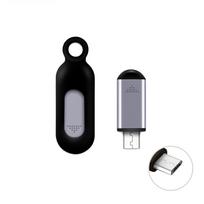 Belaidžio išmaniojo telefono infraraudonųjų spindulių siųstuvas, universalus mini nuotolinio valdymo pultas su C tipo jungtimi Micro USB Connector pilka