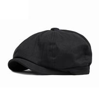 Britiška vintažinė aštuonkampė kepurė Vyriška kepurė-beretė vyrams Beckham Classic Beret Hat Gatsby Kepurės Dažytojų Kepurės Reguliuojama Ivy Kepurė juoda