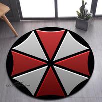 Gyventojo Biocheminis Skėtis Spausdintas Apvalus kilimas Svetainės miegamojo kilimas Neslystantis kilimas Jogos kilimėlis Durų kilimėliai Gimtadienio dovana Diameter 60cm