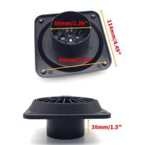 60mm/75mm/90mm Dyzelinio šildytuvo kondicionieriaus ortakis Šilto oro išpūtimo anga su ventiliatoriumi Webasto automobiliui sunkvežimiui kemperiui furgonui