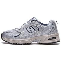 New Balance 530 plieno pilki unisex sportbačiai sidabriniai balti tamsiai mėlyni MR530KA 38