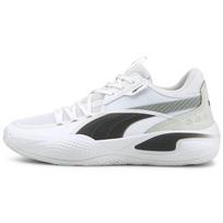 Puma Court Rider Team Balti Juodi Unisex Sportbačiai 195660-03 42
