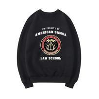Amerikos Samoa universiteto Teisės fakulteto džemperis apvalia apykakle Unisex Puloveriai Grafiniai gobtuvai Moteriški Gatvės stiliaus džemperiai Viršutiniai drabužiai Unisex 2XL
