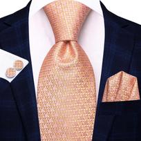 Hi-Tie vyriški šilko kaklaraiščiai langiniai kaklaraiščiai Satininiai vienspalviai sodriai šafrano Prom Party vestuvių rinkinys N-3907