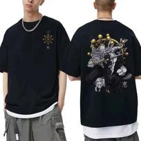 Anime Jujutsu Kaisen Fushiguro Megumi Print marškinėliai Unisex Unisexga Harajuku Oversized marškinėliai trumpomis rankovėmis Vintage Street Unisex marškinėliai L