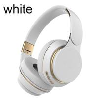Sulankstomos belaidės Bluetooth 5.0 stereo ausinės triukšmo garso ausinės, skirtos sportiniam muzikos grotuvui su HD mikrofono palaikymu TF kortelė, skirta iPhone Samsung Xiaomi balta