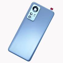 Galinis stiklinis dangtelis Xiaomi 12 5G galinių durelių pakeitimas baterija galinis korpuso dangtelis Mi Mi12 dvylika su fotoaparato lęšiu Original-Blue
