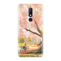 Soft Phone Case Silicone For Nokia 2.1 3.1 5.1 6.1 7.1 Plus Cartoon Flower Girl Floral Back Cover For Nokia 2.1 3.1 5.1 6.1 7.1 Nokia 2.1