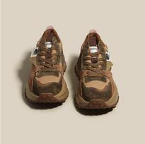 Vafliniai storapadžiai Forrest Gump Batai Moteriški pavasariniai Nauji Retro spalvų derantys laisvalaikio sportiniai Visiems tinkantys seni batai 35
