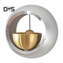 Metalinis parduotuvininko varpelis garsus garsas pakabinamas ant priekinių durų aliumininis bosinis varpelis vėjo varpelis durų atidarymo durų skambutis namų biuro kavinės įėjimo dekoracija sidabras