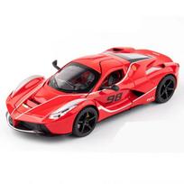 1/24 mastelio Laferrari lydinio sportinio automobilio modelis Diecasts & Žaislinės metalinės transporto priemonės Automobilio modelio simuliacijos kolekcija Vaikų dovana