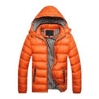 Didelio dydžio 5XL Vyriška Nauja Madinga Pūkinė Striukė Parka Su Gobtuvu Žieminė Striukė Vyriška Lauko Šilta Ilgomis Rankovėmis Stora Striukė Laisvalaikio Užtrauktukas XXL oranžinė